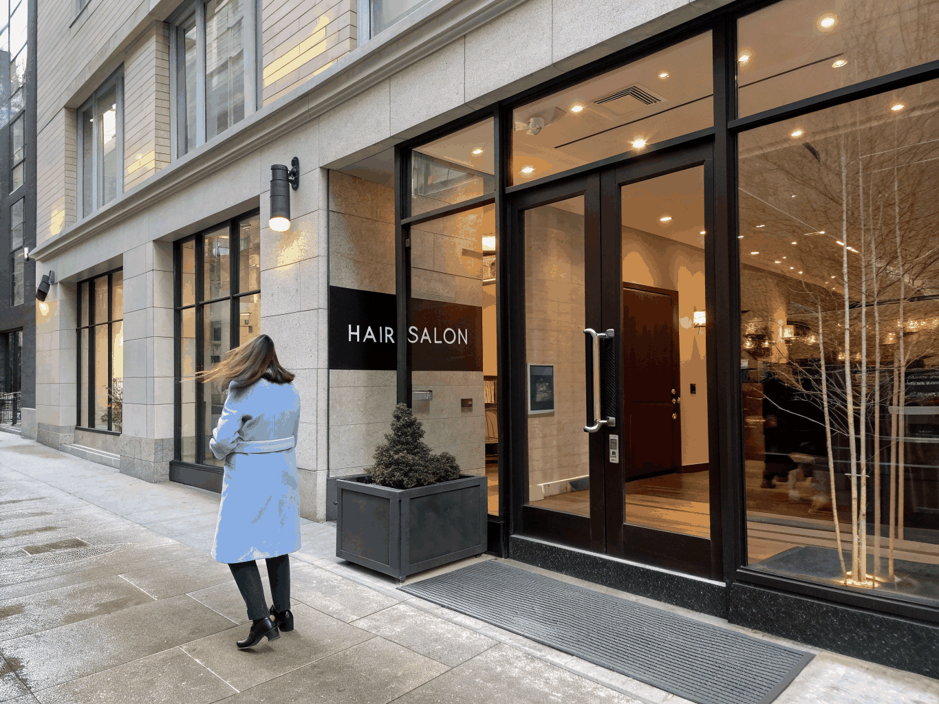 Prime retail storefront space for deli coffee shop or salon