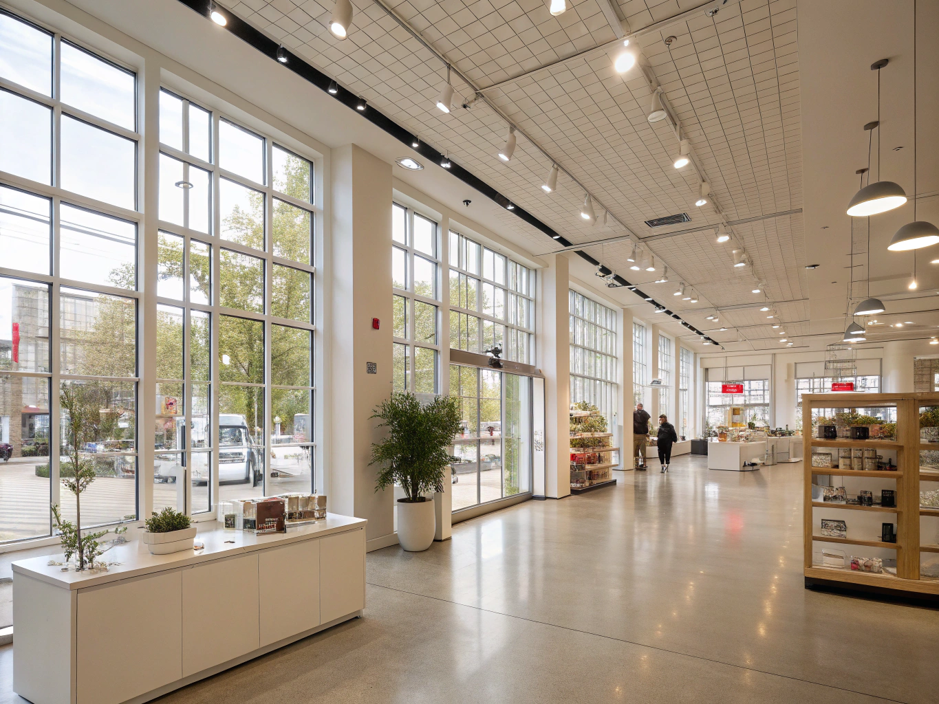 Sunlit retail space suited for deli shop, coffee store, or beauty salon