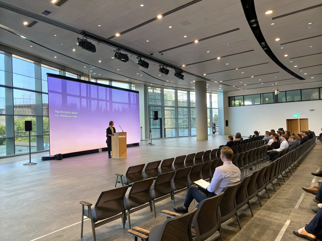 Modern executive seminar hall at 45365 Vintage Park Plaza